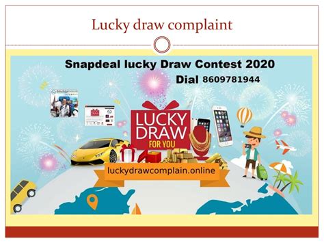 snapdeal lucky draw 2021|PPT – Snapdeal lucky draw PowerPoint presentation .